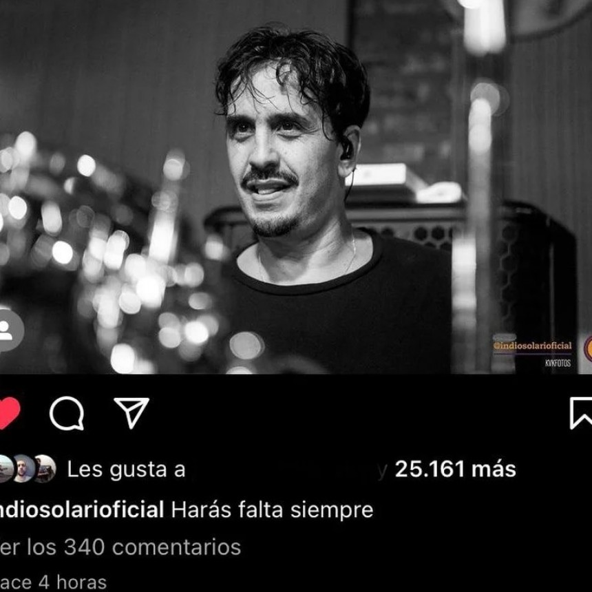 A casi un año de su muerte, Martín Carrizo cumpliría 51 años: los emotivos mensajes del Indio Solari y Caramelito