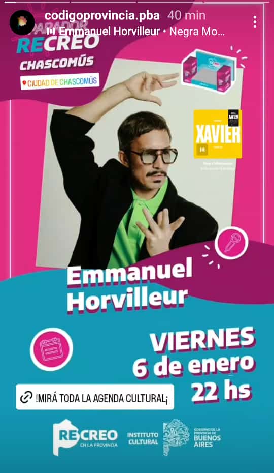 Emmanuel Horvilleur y el grupo Pier en el parador RECREO en Chascomús