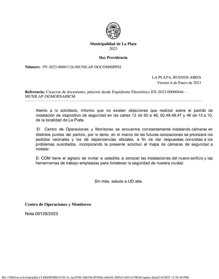 LA PLATA. PREOCUPACIÓN DE VECINOS POR OLA DE ROBOS