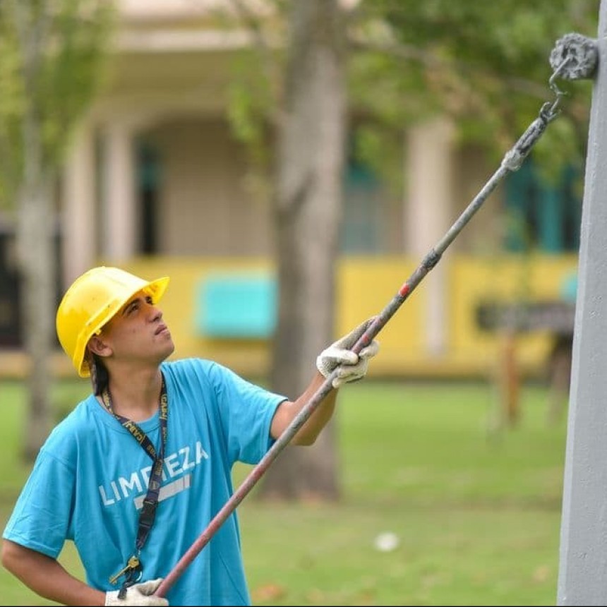 Refuerzan el programa “Ciudad Limpia” con acciones de puesta en valor en corredores estratégicos