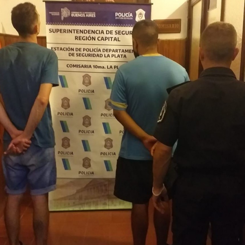 Venían de Florencio Varela a robar neumáticos en la zona norte de La Plata pero los atraparon