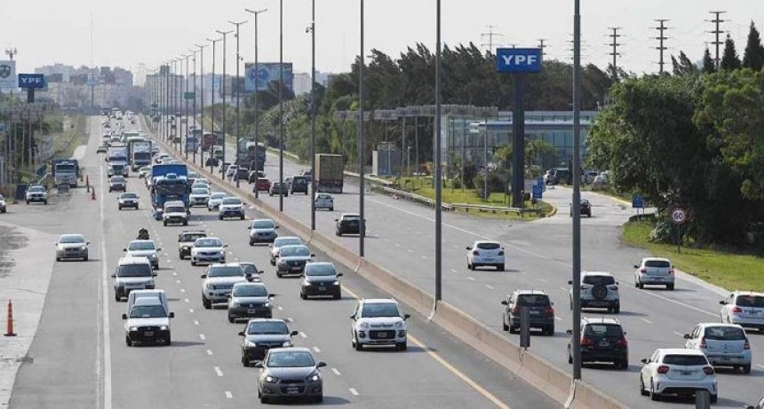 Cierran por obras la bajada del kilómetro 4 de la autopista Buenos Aires-La Plata