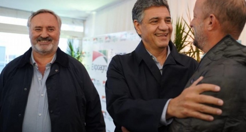 En Expoagro, con Insaurralde y Macri a la cabeza, hubo señales políticas amistosas y de convivencia