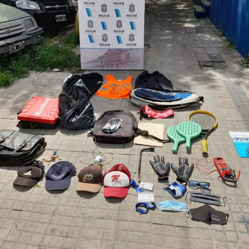 Tras persecución policial, atraparon a delincuente que asaltó una carpintería de aluminio