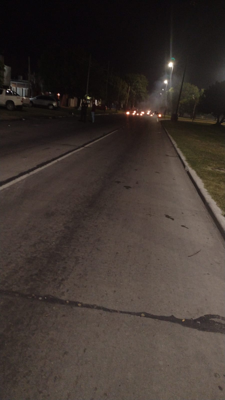 UN BARRIO DE LA PLATA SIN LUZ
