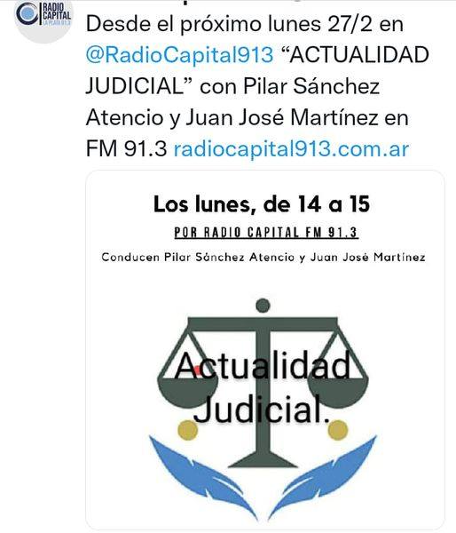 LOS LUNES TE ESPERAMOS EN FM RADIO CAPITAL 91.3 LA PLATA