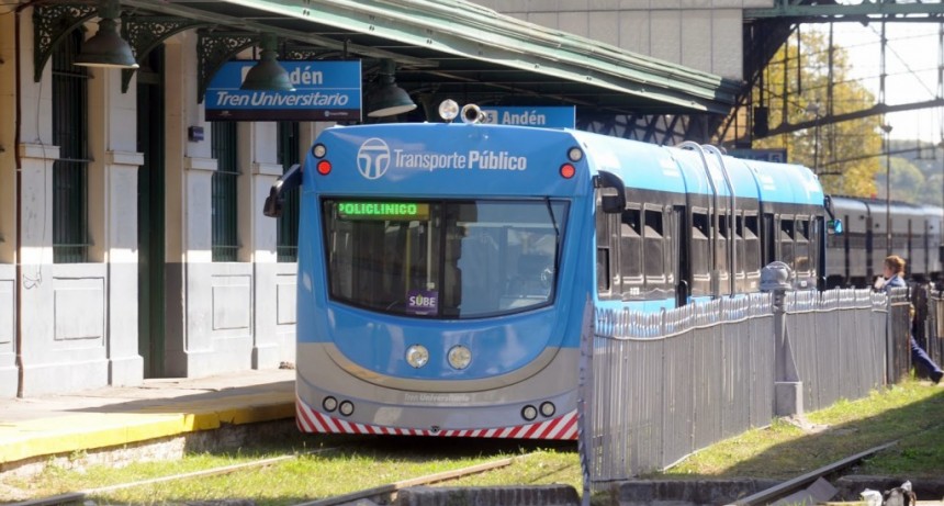 Tren Universitario: avanzan las obras para ampliar recorrido