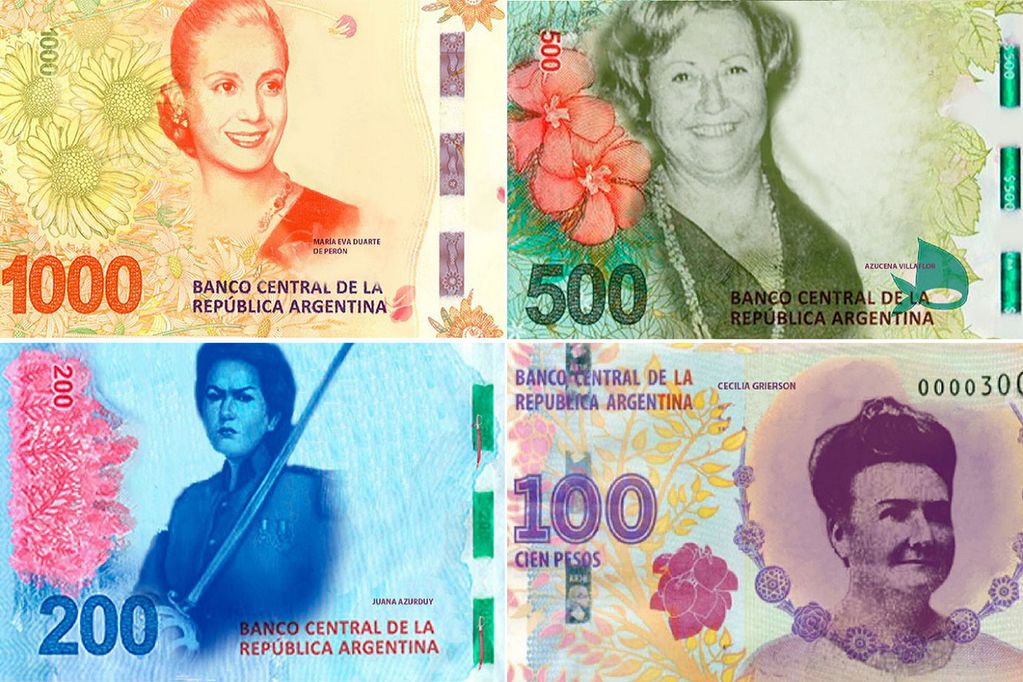 Alberto Fernández presentará mañana nueva familia de billetes con imágenes de próceres y heroínas