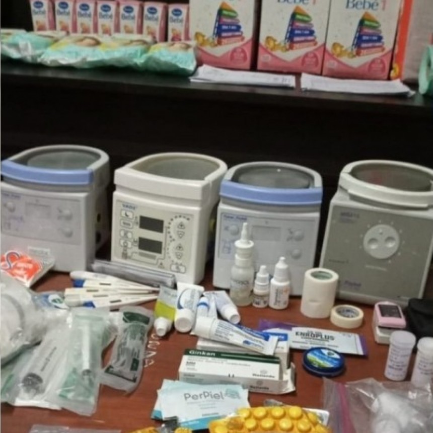 Allanan la casa de una enfermera acusada de robar insumos médicos valuados en más de $10.000.000