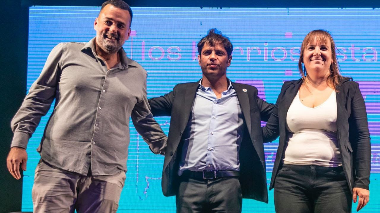 Acto Provincial de Somos Barrios de Pie con AXEL KICILLOF, DANIEL MENENDEZ Y NATALIA SOUTO