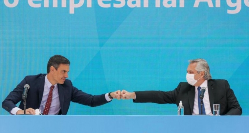 -Visita a la Argentina del presidente español- Fernández y Sánchez se reunieron con empresarios