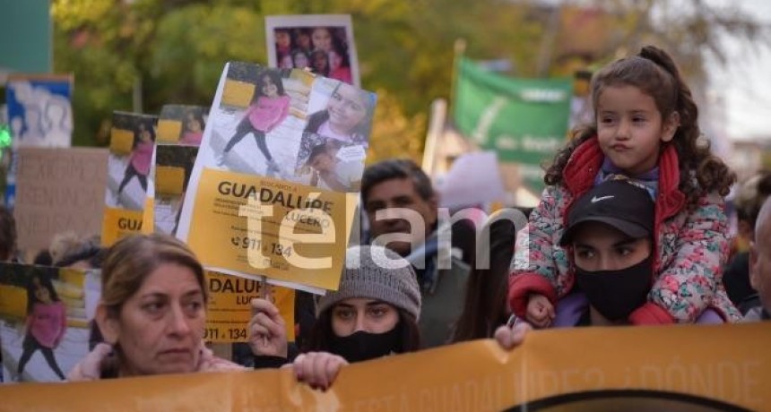 Unas 3.000 personas marcharon en San Luis a un año de la desaparición de Guadalupe Lucero