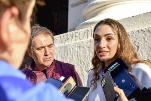 Thelma Fardin lamentó que los jueces no estén 