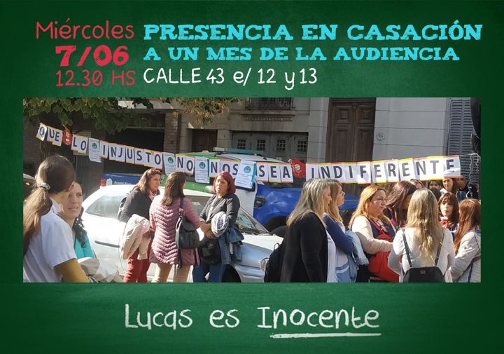 RECLAMARAN POR LA LIBERTAD DE LUCAS PUIG.