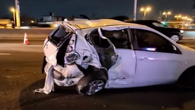 Choque múltiple en Panamericana: cinco personas heridas