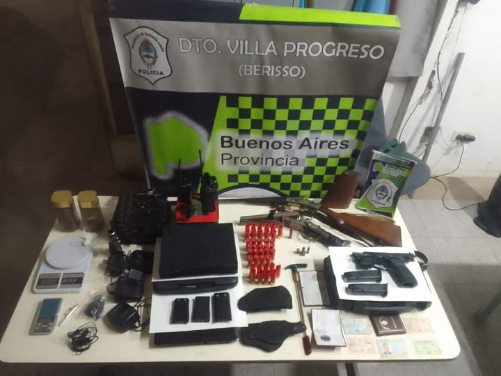 *Lo denunciaron por disparar al aire, le encontraron armas y drogas* 
