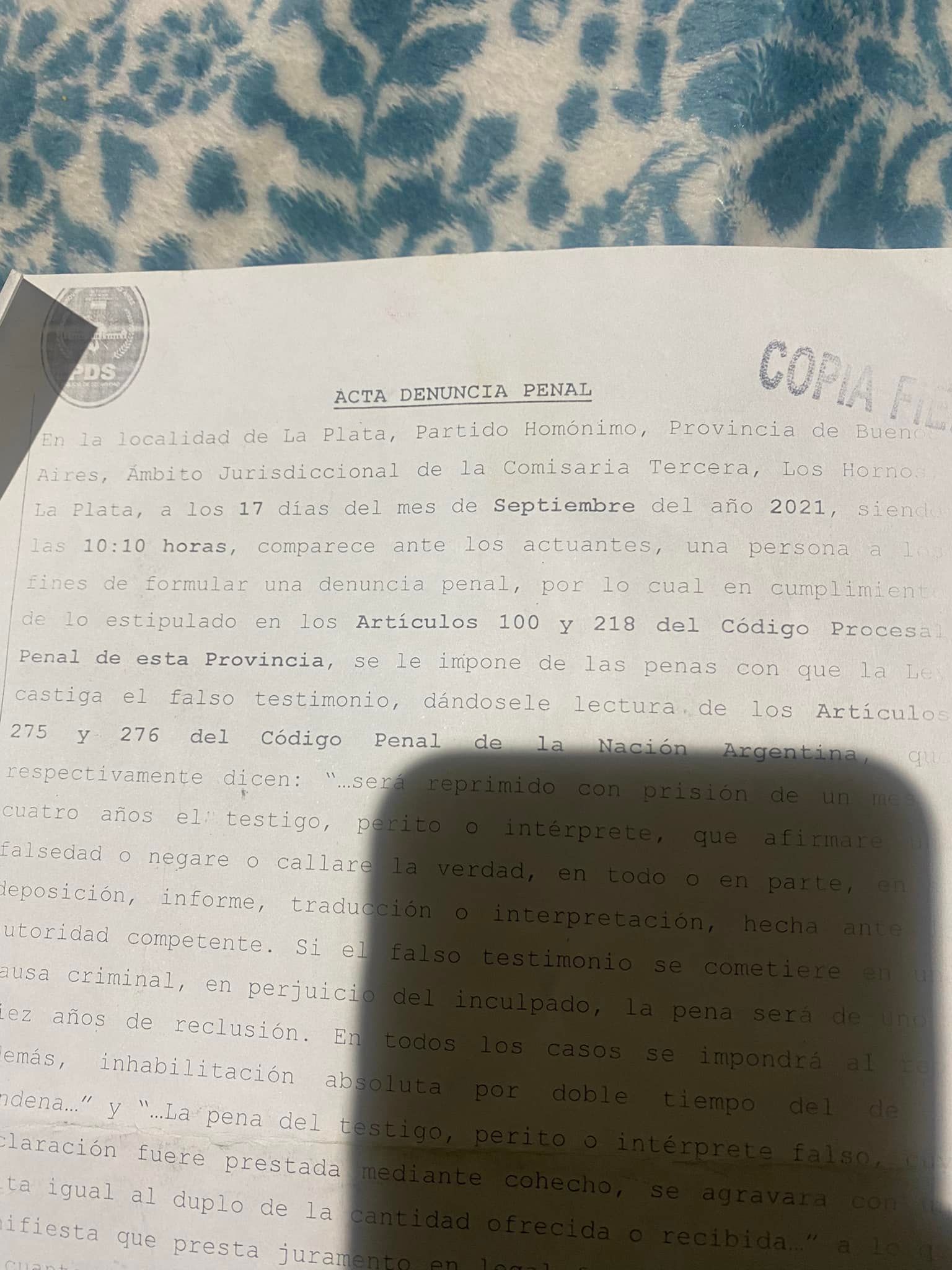 Cuesta creer en la justicia? Si, claro. 
