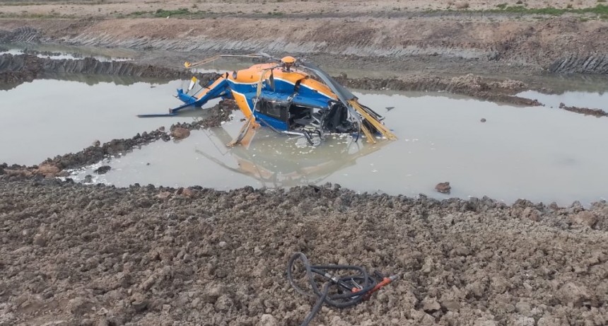 Cayó un helicóptero en Don Torcuato y hay cuatro heridos