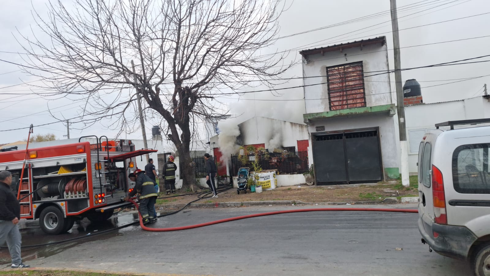 Se incendio una vivienda en Ensenada