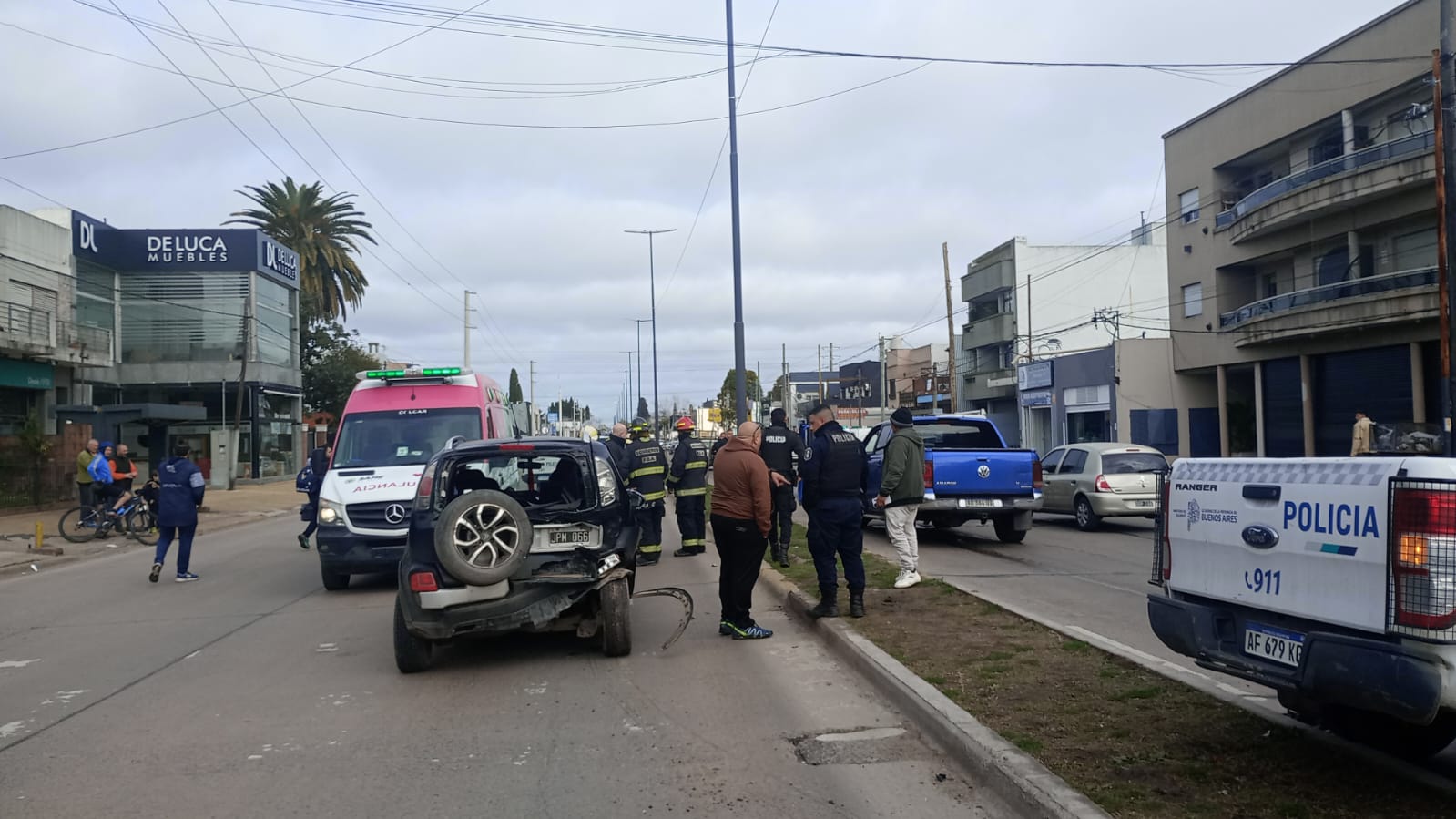 ACCIDENTE DE TRÁNSITO EN LA ZONA DE LA PLATA