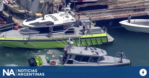 Tragedia en Miami: una barcaza embistió a un velero y murieron dos niñas argentinas