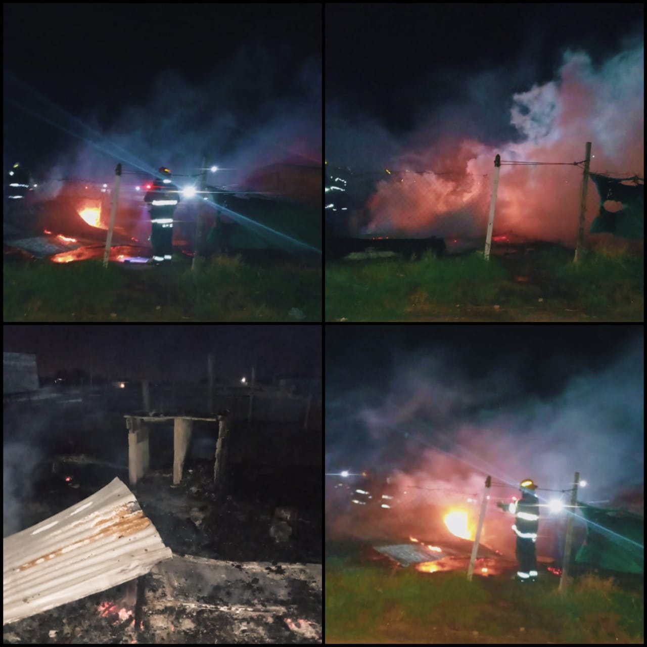 La Plata: Se Incendió una casilla en Altos de San Lorenzo