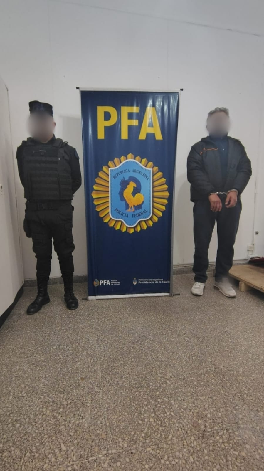 LA POLICÍA FEDERAL ARGENTINA DETUVO A UN HOMBRE ACUSADO DE ABUSO SEXUAL AGRAVADO