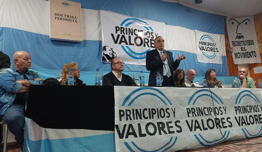 Moreno lo hizo y tiene dirigentes en Fuerza Patria: Principios y Valores presentó a sus candidatos