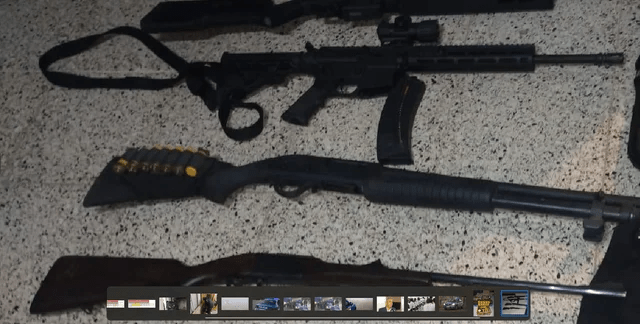 Un arsenal en Cosquín: detienen a un hombre con 18 armas de fuego en su casa