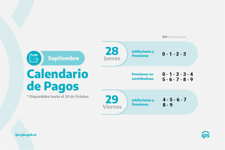 Cronograma IPS de septiembre 2023