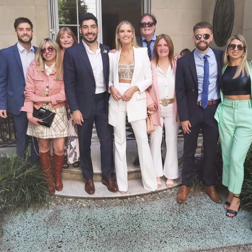 Eva Bargiela y Facundo Moyano se casaron por Civil: 