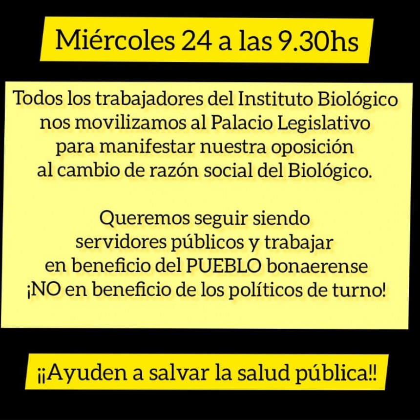 AYUDEMOS A SALVAR LA SALUD PUBLICA