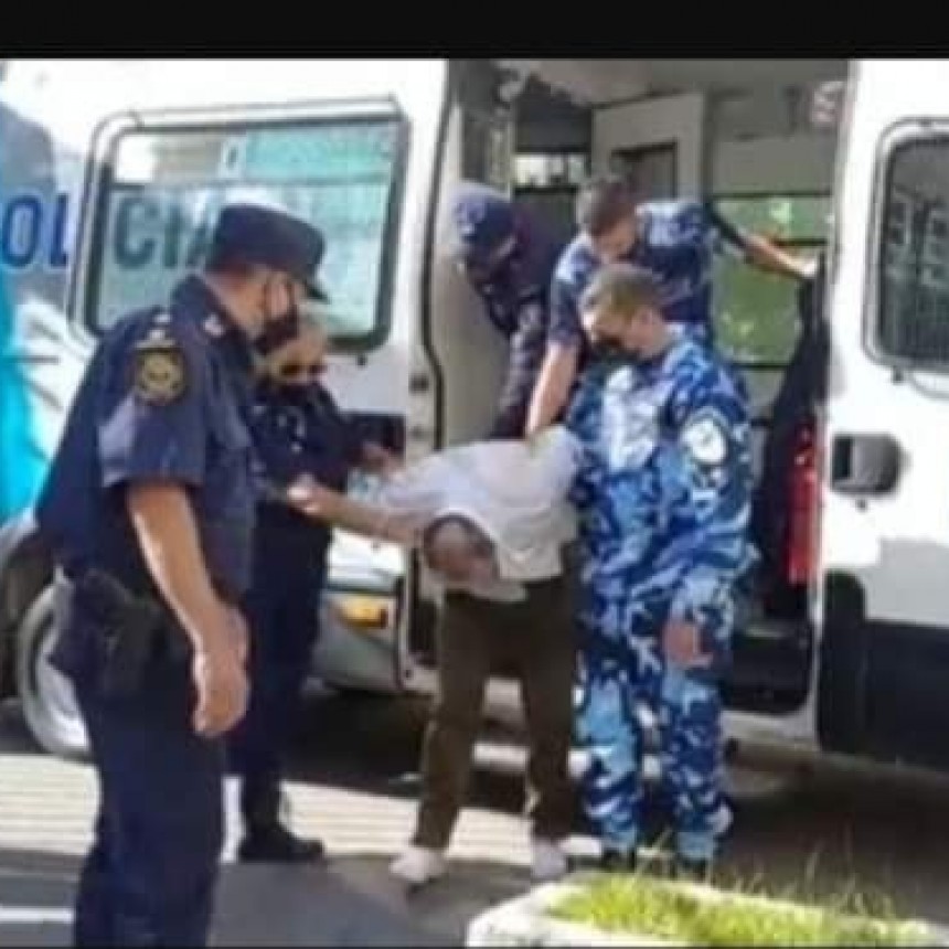 El Femicida de Mar Chiquita fue trasladado a la Fiscalia