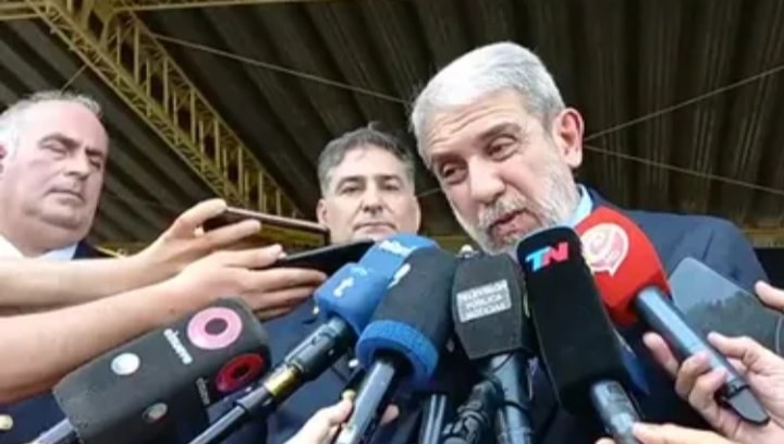 Anibal Fernández relevó a Sergio Berni del operativo de la caravana de la Selección Argentina 