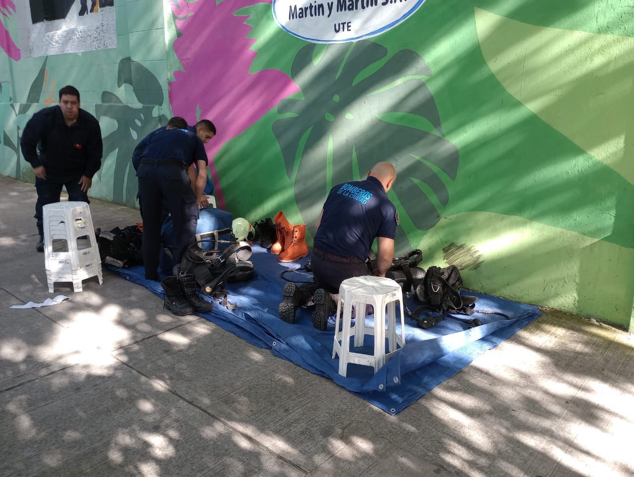 Escape de amoníaco en Barracas*