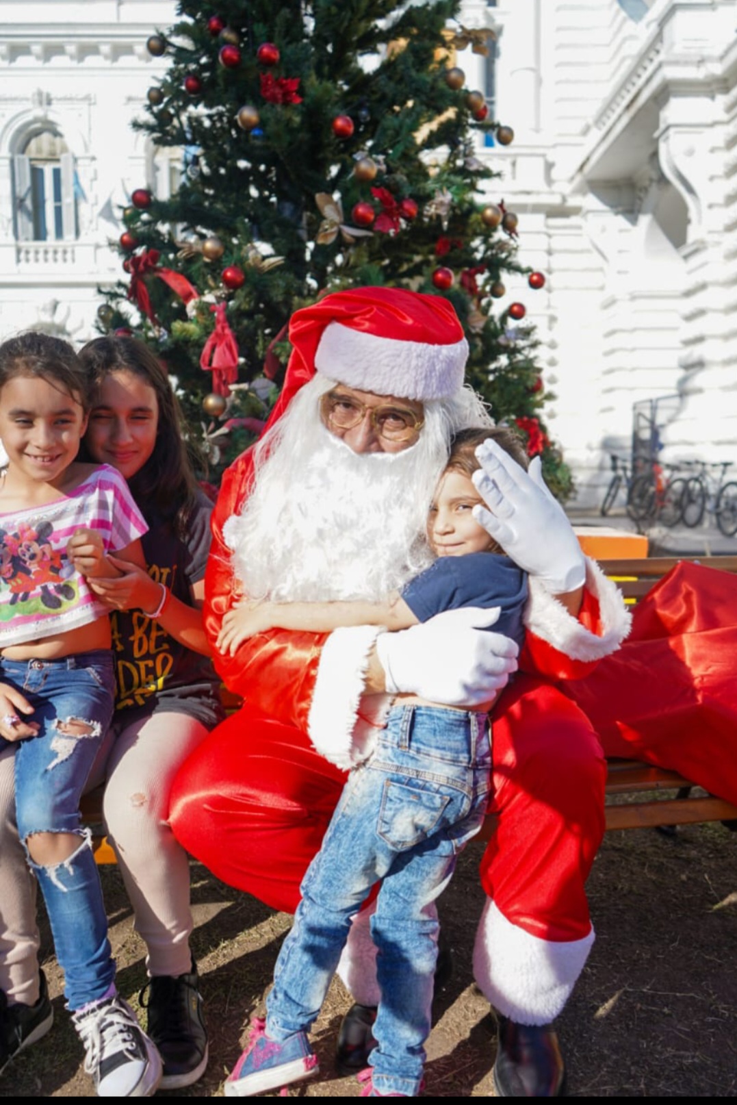 Papá Noel llega a la Muni: de La Plata