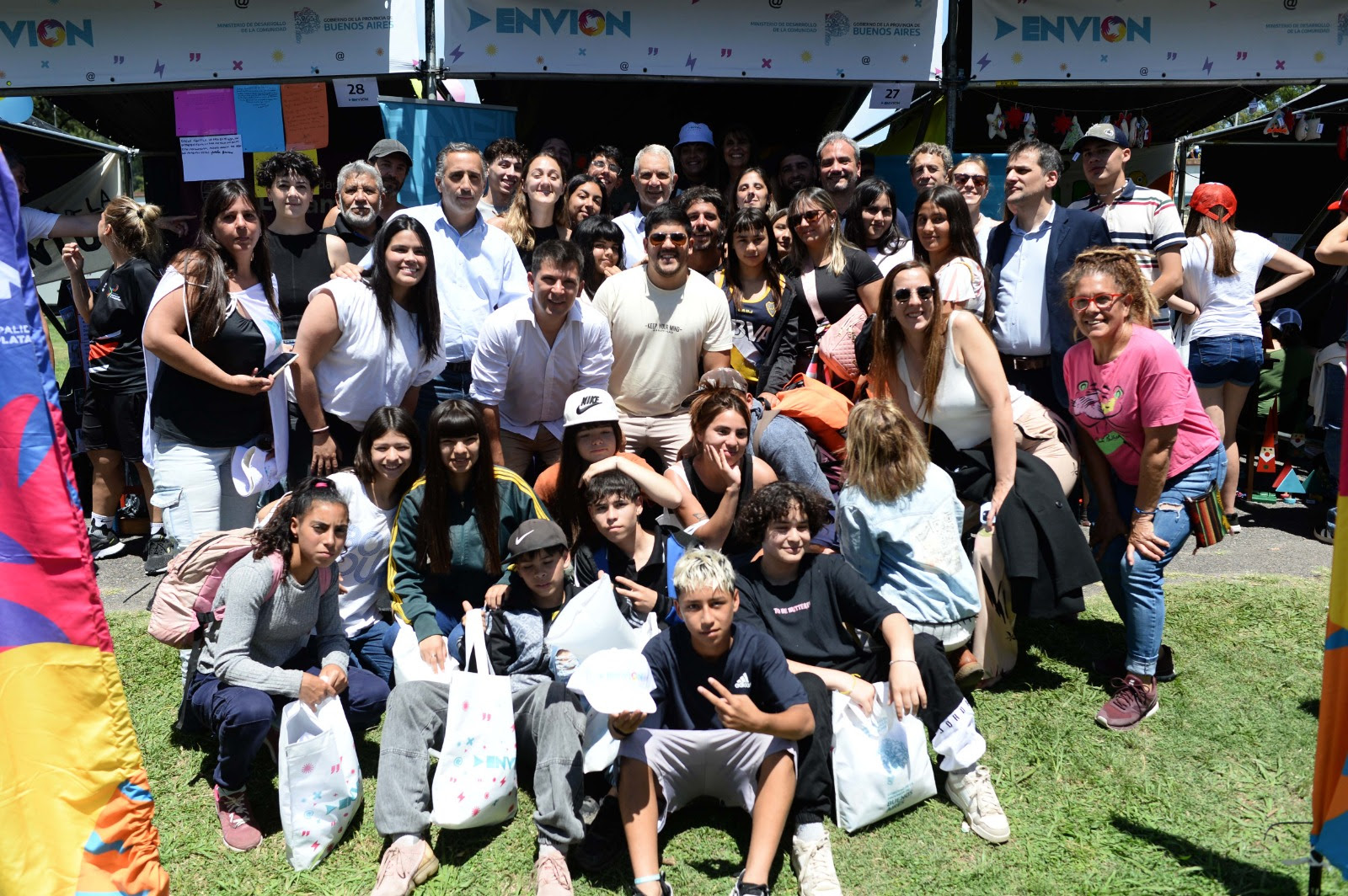 Alak, Kicillof y Larroque participaron del encuentro anual de jóvenes del programa Envión
